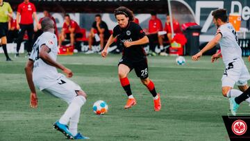 El exvalencianista Fabio Blanco ya brilla en el Eintracht