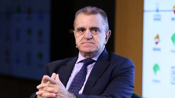 El presidente del Consejo Superior de Deportes, José Manuel Franco, durante un desayuno deportivo de Europa Press, en el Auditorio Meeting Place, a 23 de junio de 2022, en Madrid (España).
23 JUNIO 2022
Óscar J.Barroso/AFP7 / Europa Press
23/06/2022