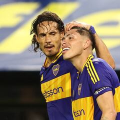 Palacios emuló a Riquelme con su clásico festejo y el argentino le respondió: “Me dijo que...”