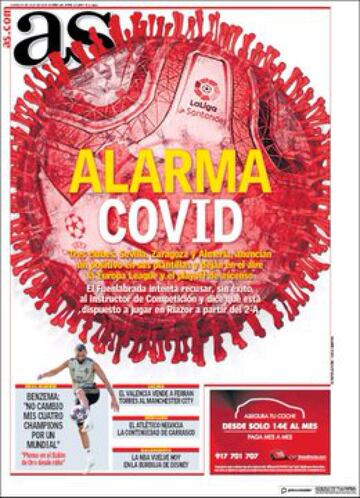 Las portadas de AS de julio