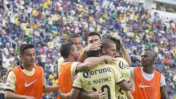 Am&eacute;rica festej&oacute; en el Azul otra victoria en el Cl&aacute;sico Joven.