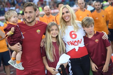 Así fue la emocionante despedida de Totti del Roma