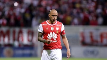 Omar Pérez es ídolo y de los mejores jugadores de Santa Fe en la historia.