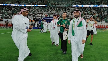 MInistro de deportes de Araia saudí, Abdulaziz bin Turki Al Faisal.