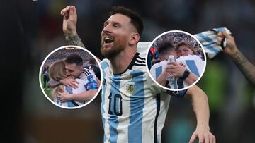 Conoce a Antonia Farías, la mujer que abrazó efusivamente a Lionel Messi tras ganar el Mundial con Argentina y que fue confundida con la madre de Leo.