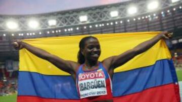 En 2015, Ibarg&uuml;en fue campeona mundial de salto triple, consigui&oacute; el primer lugar en la Liga Diamante y obtuvo medalla de oro en los Panamericanos.