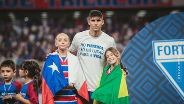 Fortaleza volvió a la cancha y recordó la tragedia del Monumental: “En el fútbol sólo...”