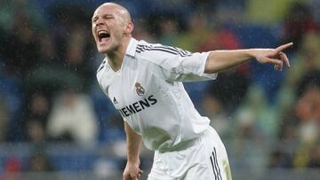 El exjugador danés del Real Madrid, Thomas Gravesen, durante un partido.
