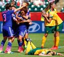 Japón, actual campeona, derriba con sudor el muro australiano