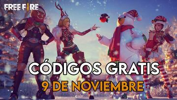 Free Fire | Códigos de hoy domingo 9 de noviembre de 2025: recompensas gratis