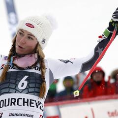 Mikaela Shiffrin refuerza su liderato en Courchevel