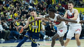 Nando de Colo, base del Fenerbahçe, ante el Baskonia en la Euroliga 2025-26.