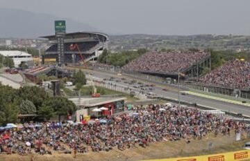 Panorámica del circuito de Montmeló.