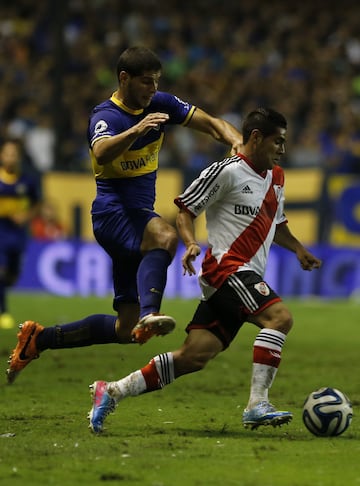 Insua came through the ranks at Boca before being loaned to Liverpool.