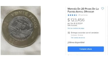 La moneda de 20 pesos que ahora se vende a 120,000: cuál es y cómo saber si la tengo