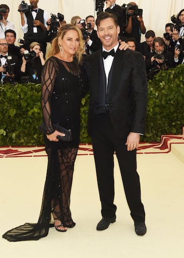 Jill Goodacre y Harry Connick Jr.