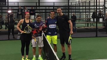 Belasteguín y Mati Díaz en la alternativa a Zlatan Ibraimovic