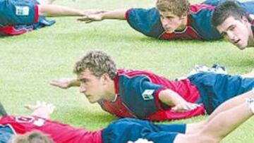 <b>REGRESO. </b>Se acabaron las vacaciones para los jugadores del Sporting, que ayer ya se ejercitaron.