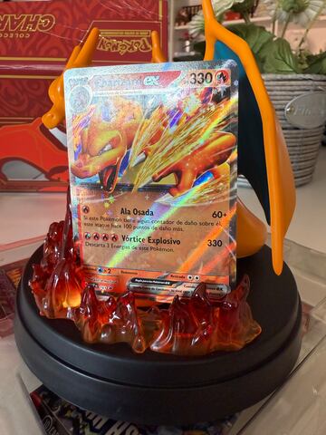 JCC Pokmon Charizard ex Super Premium Collection unboxing coleccin cromos cartas