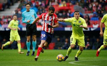 Diego Costa con el balón. 