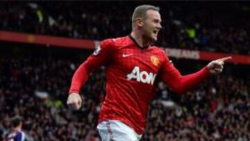 Rooney, tras marcarle un gol al Stoke.