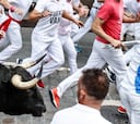 Resumen del séptimo encierro San Fermín: un corredor herido