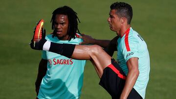 Renato bate a Cristiano como joven luso en un torneo.