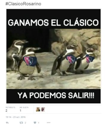 Los imperdibles memes que dejó el clásico de Rosario