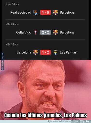 Los memes de la jornada se ceban con la derrota del Barcelona