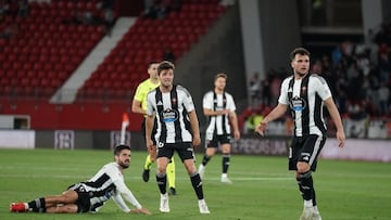 Fran Manzanara, en el partido ante el Almería.