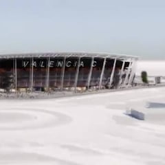 Ya puedes ver virtualmente el futuro nuevo Mestalla