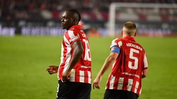 DT de Estudiantes pide más continuidad a Edwuin Cetré.