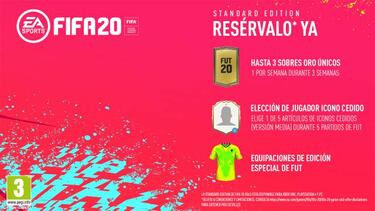 FIFA 20: todas las ediciones, contenidos, precios y diferencias