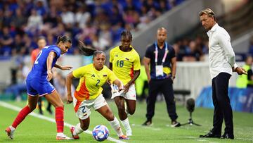 Manuela Vanegas con la Selección Colombia en los Juegos Olímpicos.
