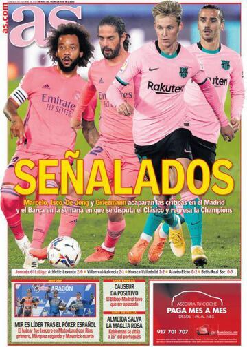 Las portadas de AS de octubre