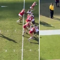 Brock Purdy’s jaw-dropping toe-tap touchdown to George Kittle captured in epic fan view