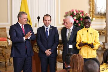 El Presidente de la República, Iván Duque, entregó el Pabellón Nacional a los deportistas de la delegación colombiana, encabezada por el boxeador Yuberjén Martínez, que estarán en los Juegos Panamericanos de Lima 2019, a llevarse a cabo del 26 de julio al 11 de agosto.