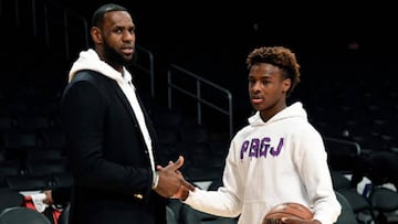 LeBron James convierte a su hijo en estrella de Instagram en menos de un día