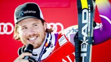 El noruego Kjetil Jansrud, tras su victoria. 