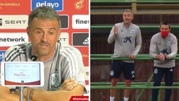 Luis Enrique da las tres claves de su estilo de juego en España