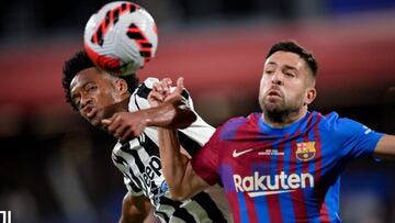 Juan Guillermo Cuadrado, jugador de la Juventus, fue uno de los mejor calificados por la prensa italiana a pesar de la derrota 3-0 ante el Barcelona