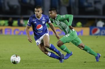 Con goles de Vladimir Hernández y Roberto Ovelar, Millonarios y Nacional igualaron 1-1 en partido valido por la fecha 9 de la Liga Águila. Wuilker Fariñez fue la figura.