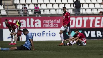 final de partido, Real Murcia vs CD EL Ejido 2012, 2 Division b, Grupo 4B, Jornada 18, Estadio Enrique Roca, Murcia, 21/03/2021,