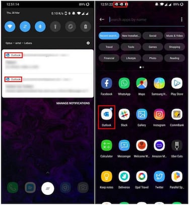 Outlook también cambia su icono en Android, así queda