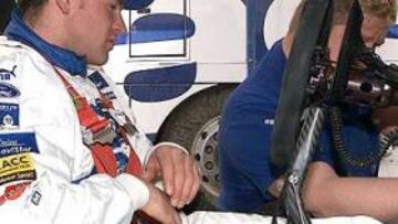 <b>EL ESPAÑOL, CAUTO.</b> Solá, octavo al final de la primera etapa del Rally de México, fue de menos a más.