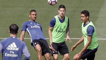 Morata da el susto en la práctica y Varane estará ante el Depor