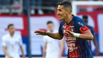 Faycal Fajr, en un partido con el Caen.