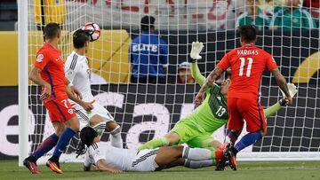 Chile scoring seven against Mexico in Copa América