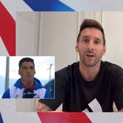 Mensaje de Messi a Luis Suárez en su presentación