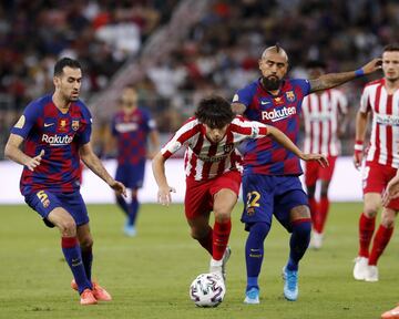 Joao Félix, Busquets y Vidal.